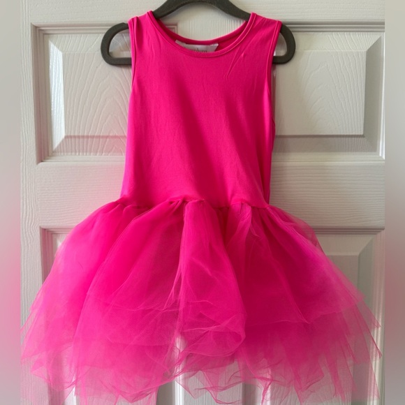Girls I Love Plum razor back sleeveless hot pink tutu size 6 - Picture 2 of 5